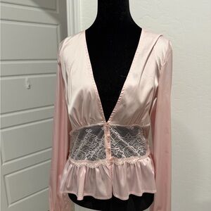 Windsor Blush Pink Lace blouse